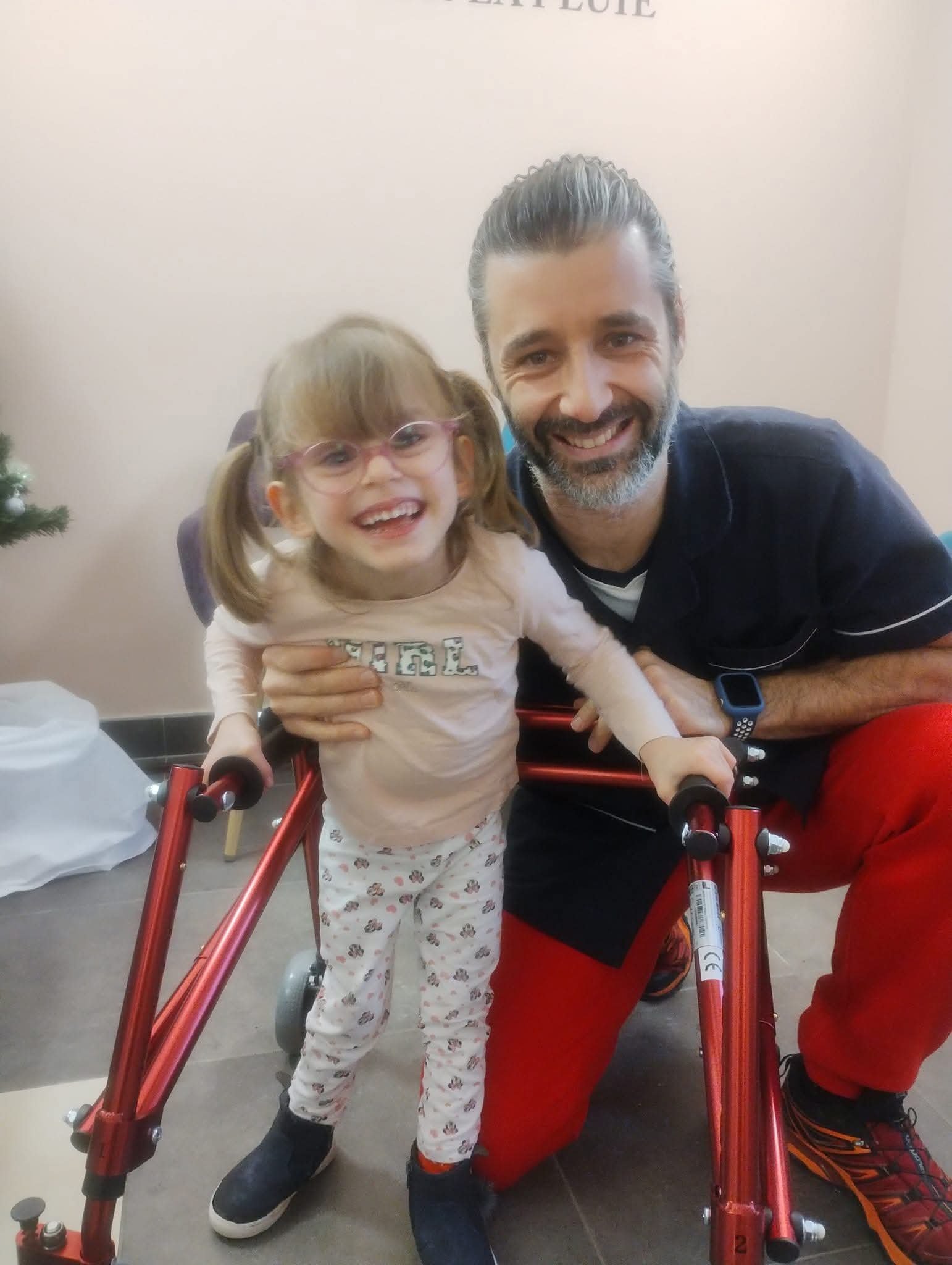 Ilona et son déambulateur